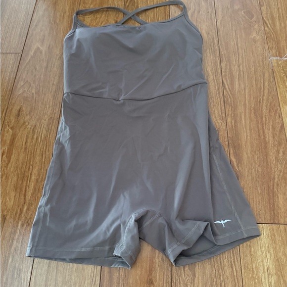 Other - Gray Athletic Romper ‘IWA Company